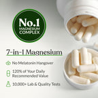 BIOptimizers Magnesium Breakthrough Supplement with 500mg - 7 Forms of Magnesium: Glycinate, Malate, Citrate, and More - Natural Support for Sleep and Cognitive Function