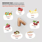 UMZU Redwood Max Nitric Oxide Booster, 1-Month Supply – Advanced Nitric Oxide Supplement with Fitnox Blend, Pine Bark, Resveratrol & Tart Cherry – Promotes Healthy Circulation, Energy and Recovery