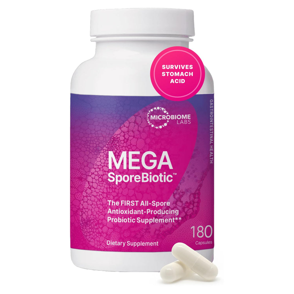 Microbiome Labs MegaSporeBiotic Probiotics for Women & Men