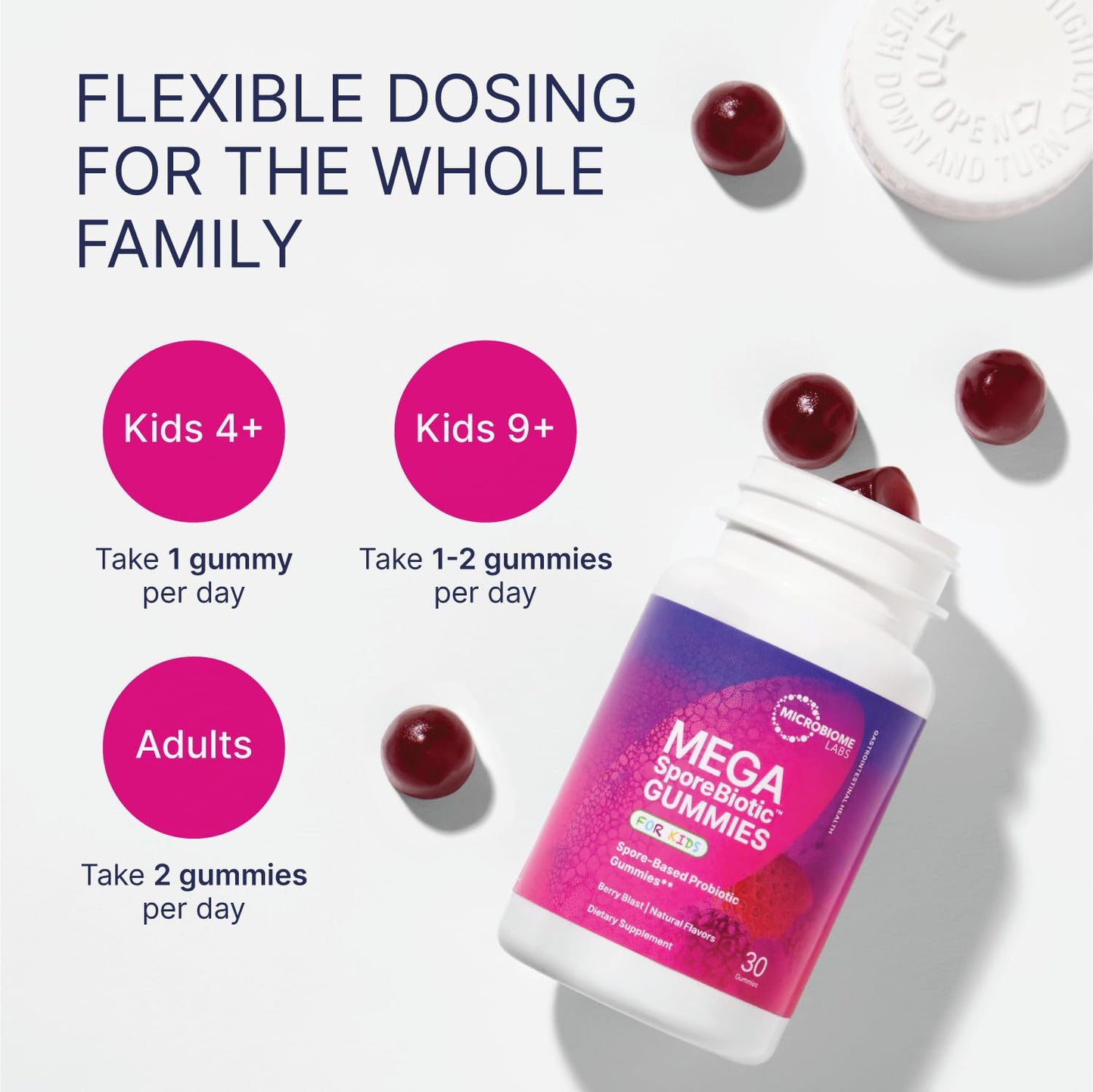 Microbiome Labs MegaSporeBiotic Probiotics for Women & Men