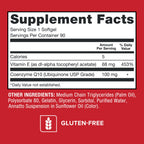 Qunol Ultra CoQ10 100mg Softgels- 3X Better Absorption Coenzyme Q10 Supplements - Antioxidant Supplement for Vascular and Heart Health & Energy Production - 5 Month Supply - 150 Count