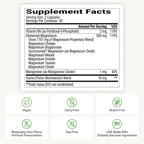 BIOptimizers Magnesium Breakthrough Supplement with 500mg - 7 Forms of Magnesium: Glycinate, Malate, Citrate, and More - Natural Support for Sleep and Cognitive Function
