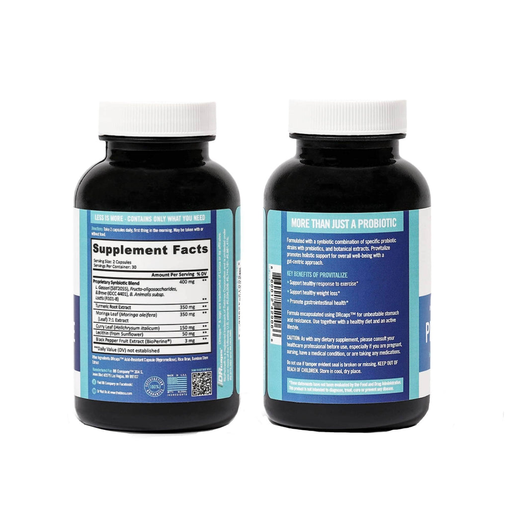 Provitalize Probiotics for Women Digestive Health, Menopause, Joint Support 60 Capsules