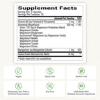 BIOptimizers Magnesium Breakthrough Supplement with 500mg - 7 Forms of Magnesium: Glycinate, Malate, Citrate, and More - Natural Support for Sleep and Cognitive Function