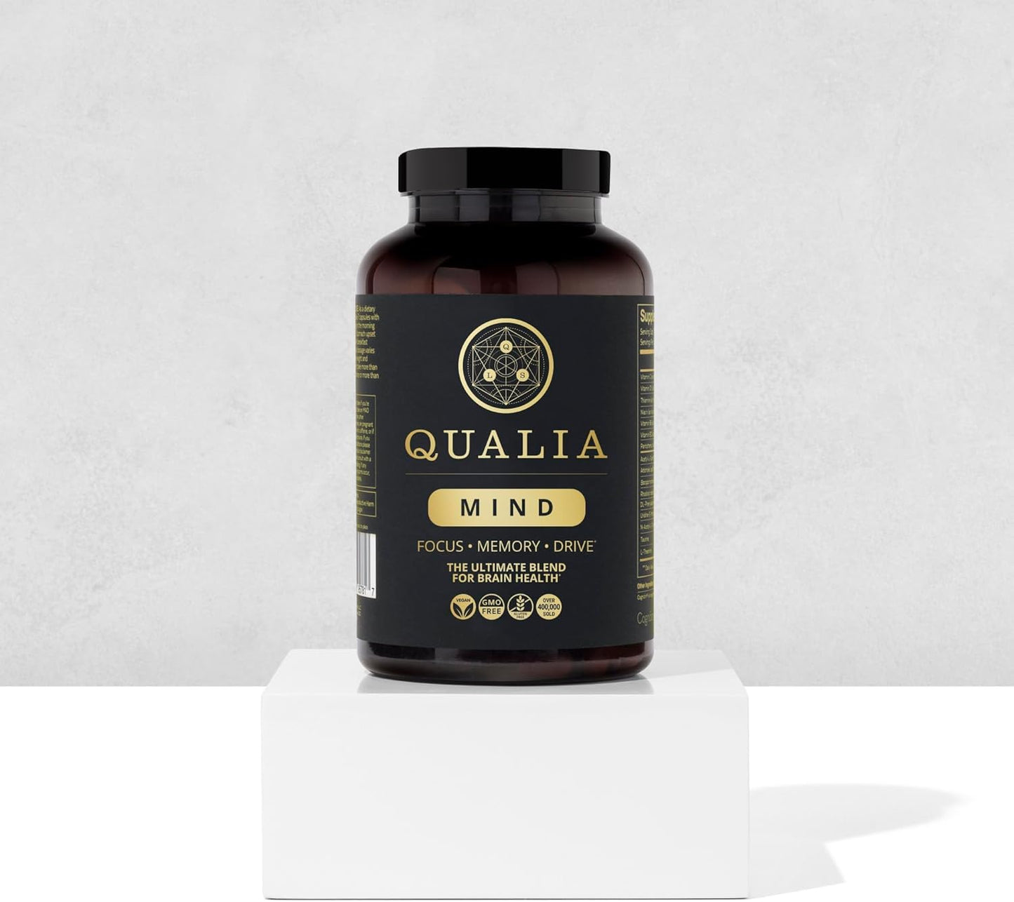 NEUROHACKER COLLECTIVE Qualia Mind | The Ultimate Blend for Brain Health* | Doctor-Formulated Nootropic to Fuel Focus & Concentration* | Supports Long Term Brain Health| Maintain Drive & Productivity