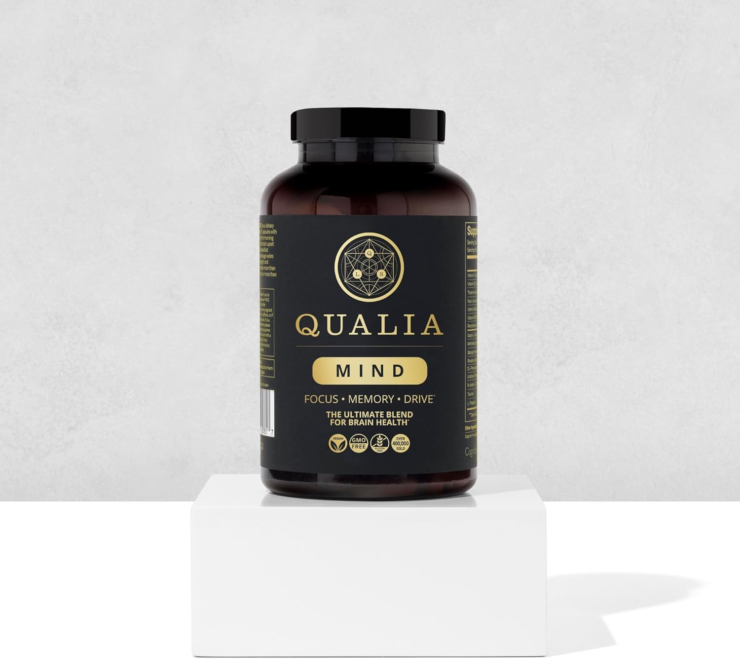 NEUROHACKER COLLECTIVE Qualia Mind | The Ultimate Blend for Brain Health* | Doctor-Formulated Nootropic to Fuel Focus & Concentration* | Supports Long Term Brain Health| Maintain Drive & Productivity