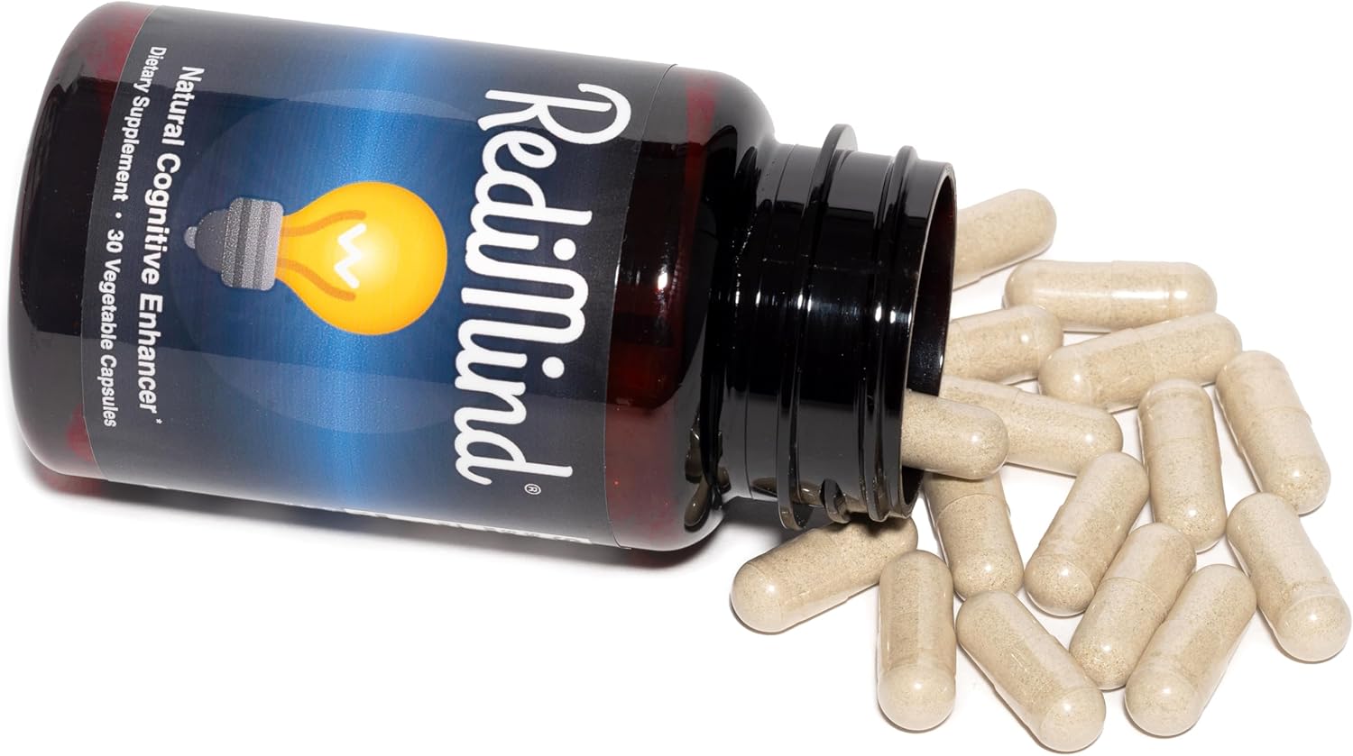 RediMind - Natural Cognitive Enhancement Supplement Capsule - Non-GMO, Vegan, Gluten-Free