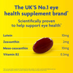 MacuShield Original+ For Eye Health - Food Supplement with Lutein, Meso-Zeaxanthin, Zeaxanthin & Vitamin B2 (90 Day Pack)