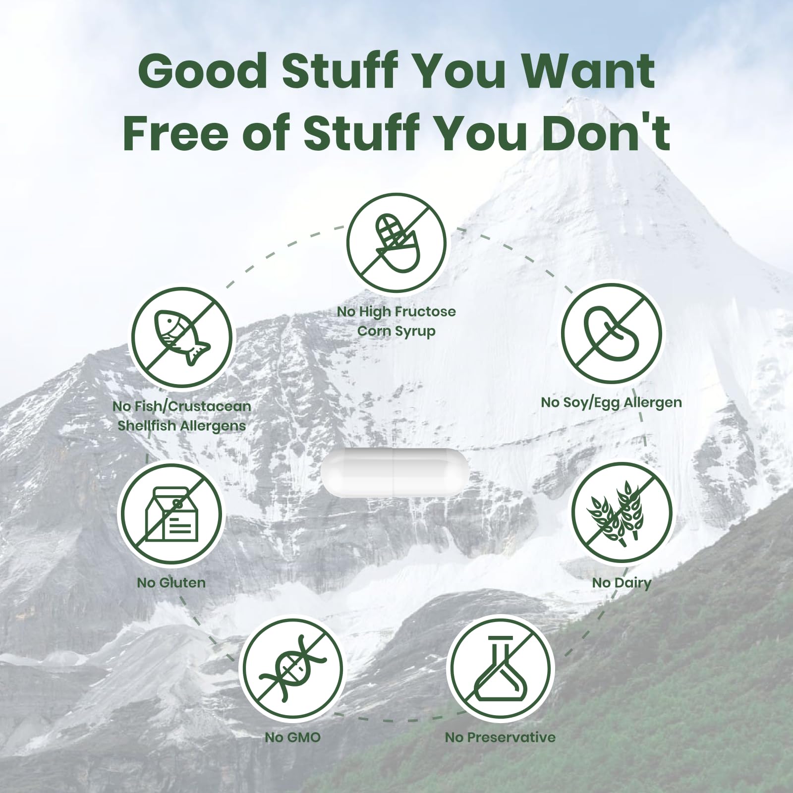 Shilajit for Men Women, Shilajit with Naturally Fulvic Acid & L-Arginine, Himalayan Shilajits for Extra Power, Stamina & Immune Support, Non-GMO, Made in USA, 60 Capsules, 1,300mg Per Serving