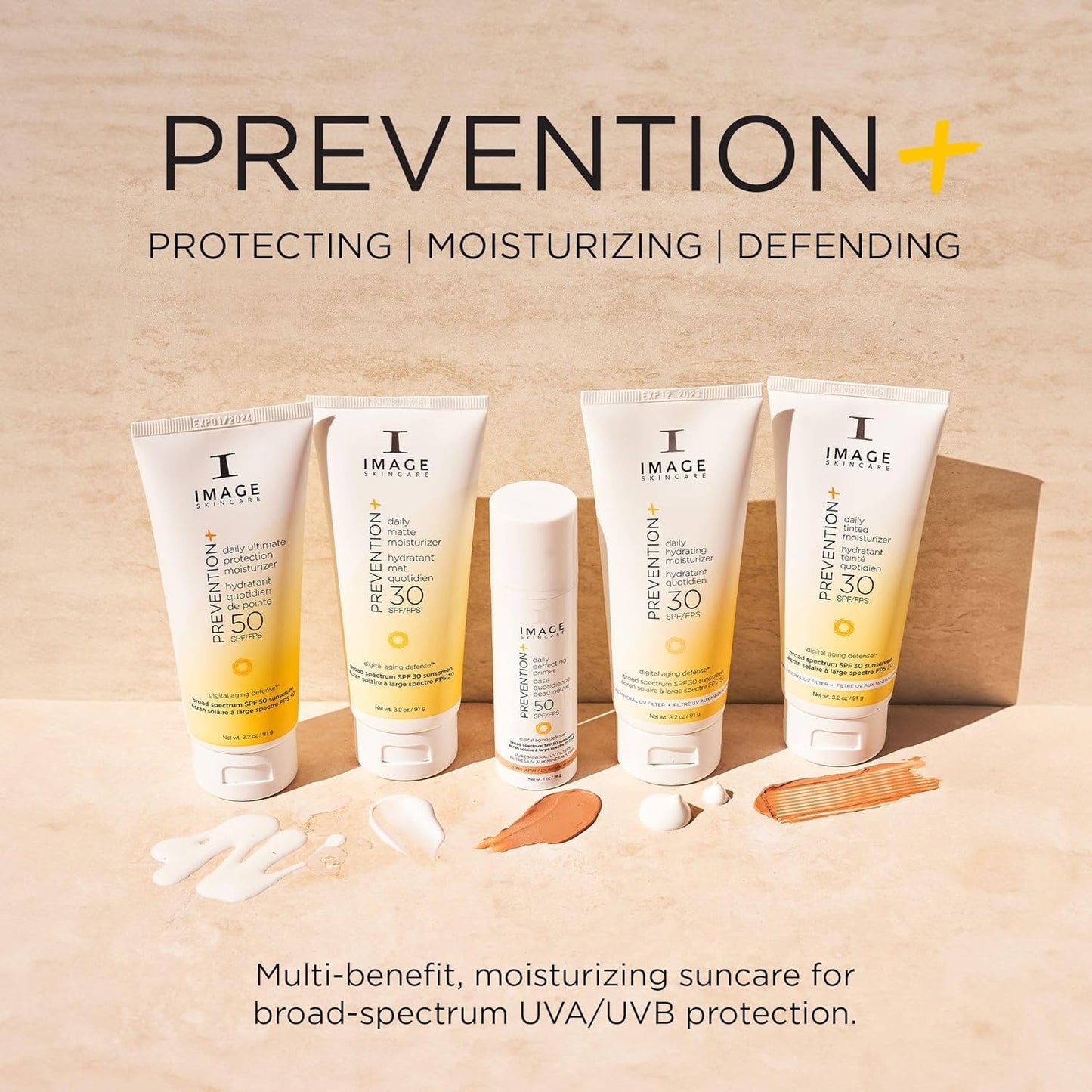 IMAGE Skincare PREVENTION+ Daily Ultimate Protection Moisturizer, SPF 50 Face Sunscreen  3.2 oz