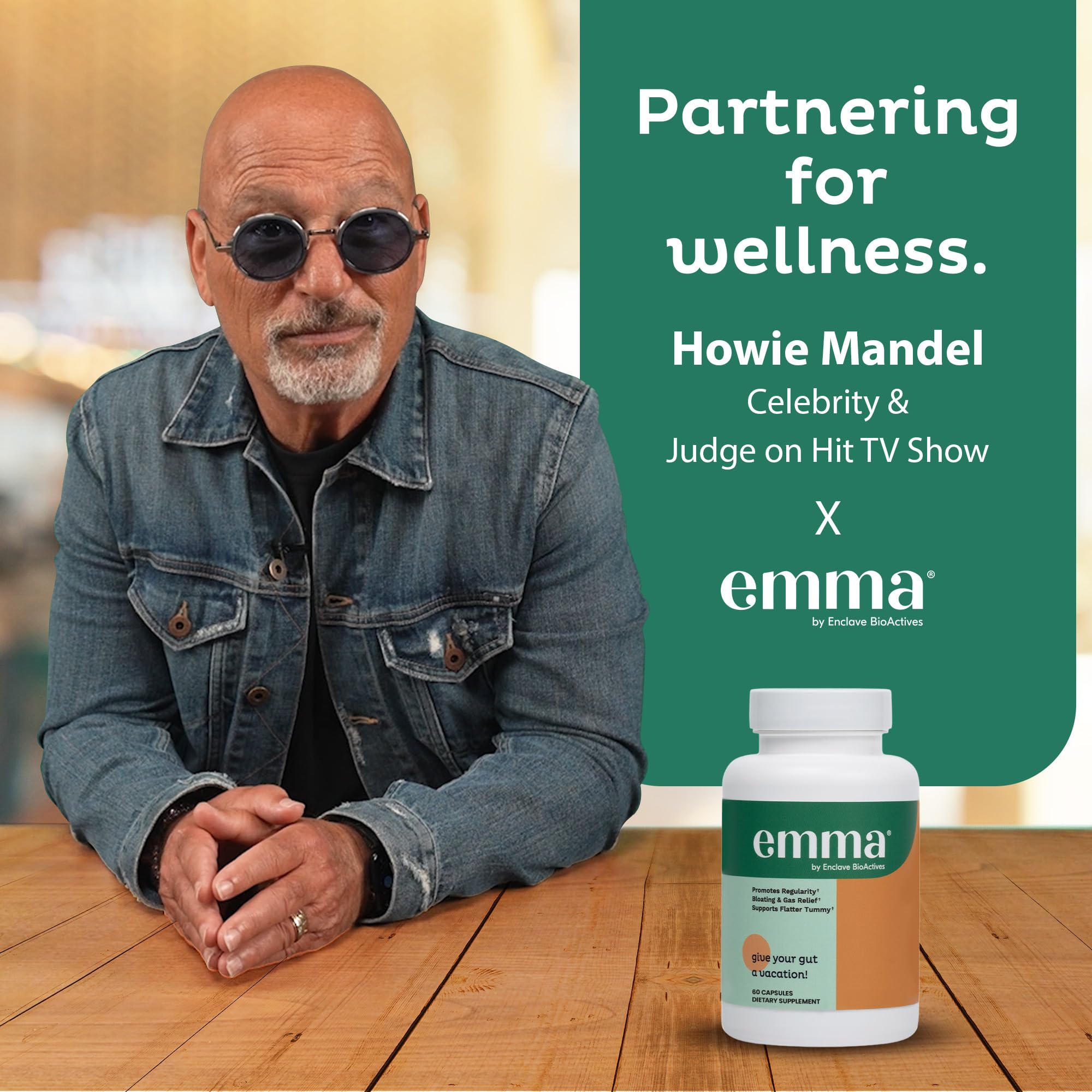 Emma Gut Health Supplement – 60 Capsules | Bloating & Digestive Support