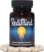RediMind - Natural Cognitive Enhancement Supplement Capsule - Non-GMO, Vegan, Gluten-Free