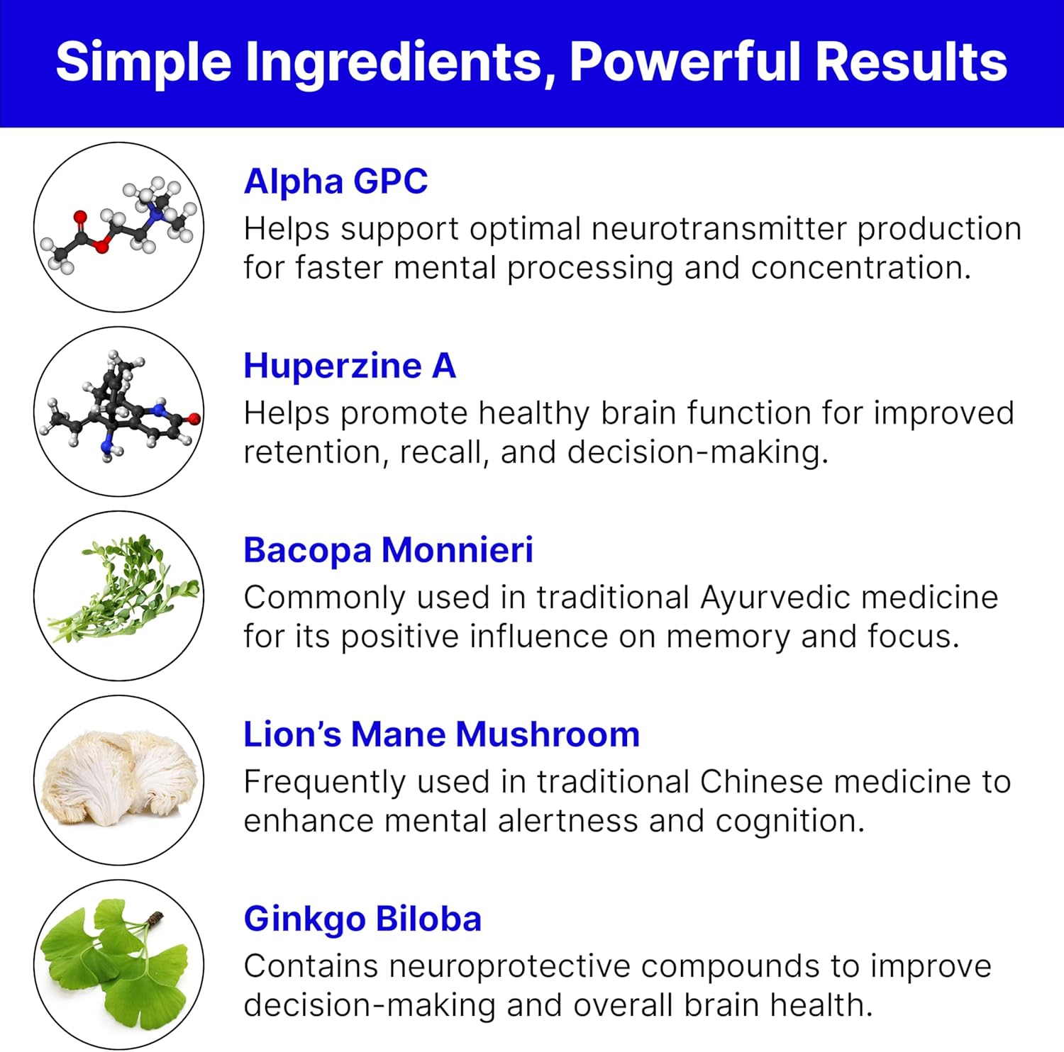 RediMind - Natural Cognitive Enhancement Supplement Capsule - Non-GMO, Vegan, Gluten-Free