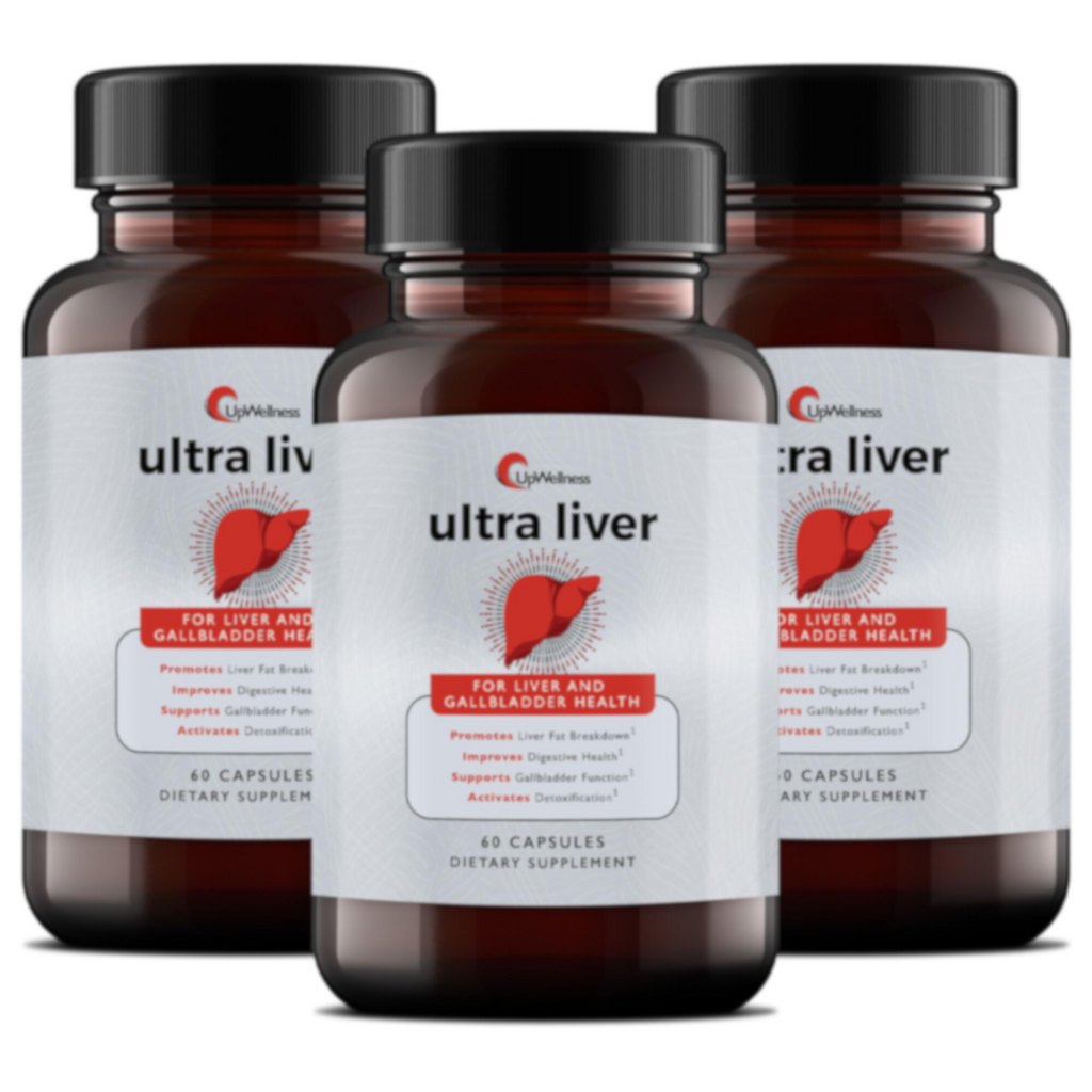 UpWellness Ultra Liver Support – TMG, NAC & Milk Thistle Formula for Liver and Gallbladder Health (60 Capsules)