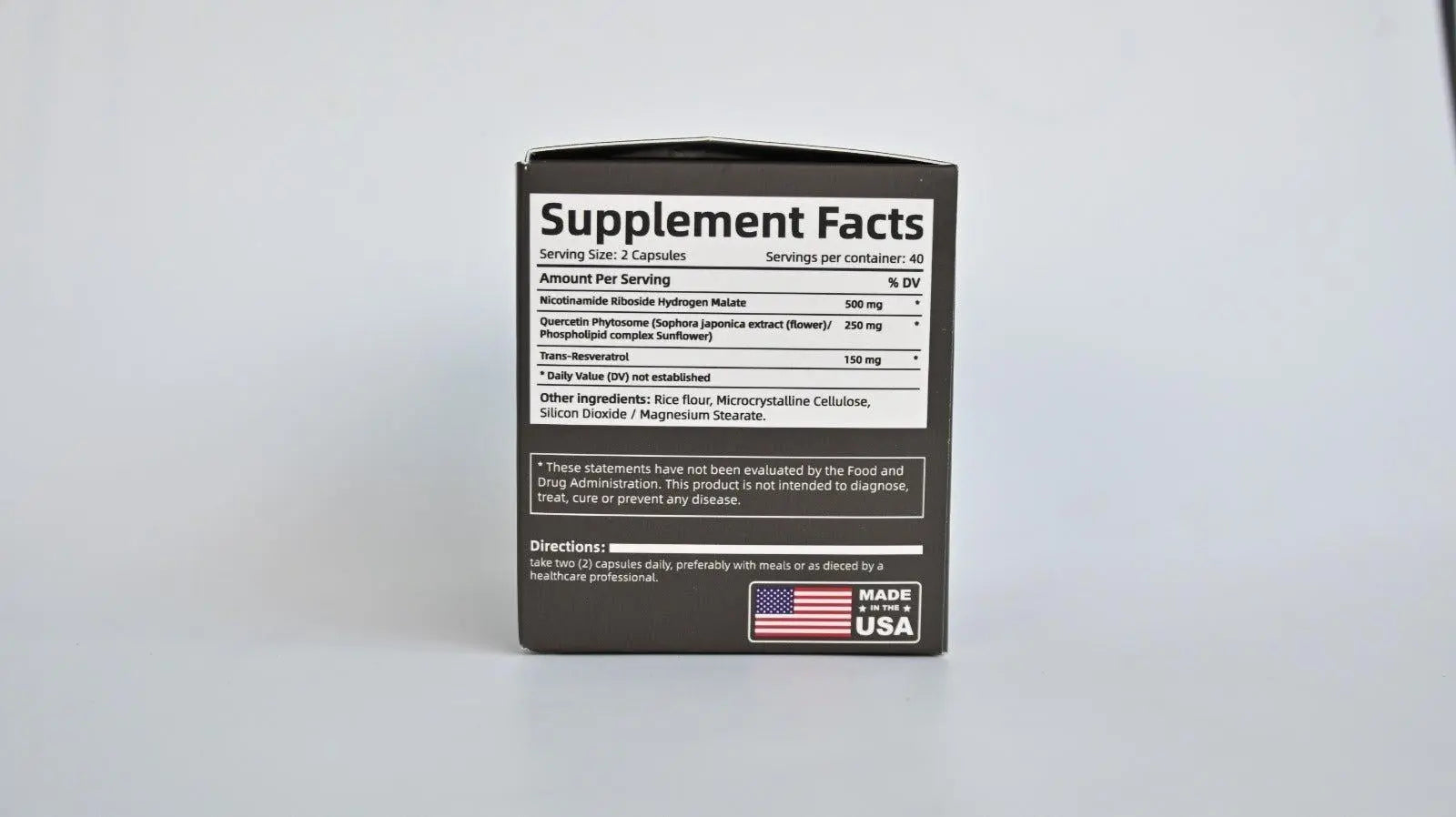 Reus Research Nicotinamide Riboside 900mg Pack of 3, NAD+ Supplement NMN Supplement Alternative, NAD Supplement for Anti-Aging, Energy, Focus - 100 Capsules - Jia Sales