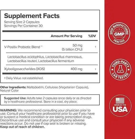 URO Women Probiotics Capsules for Women pH Balance with Prebiotics & Lactobacillus Probiotic Blend - Women's Vaginal Health Supplement - Promote Healthy Vaginal Odor & Vaginal Flora, 60 Count (Pack of 1) - Jia Sales