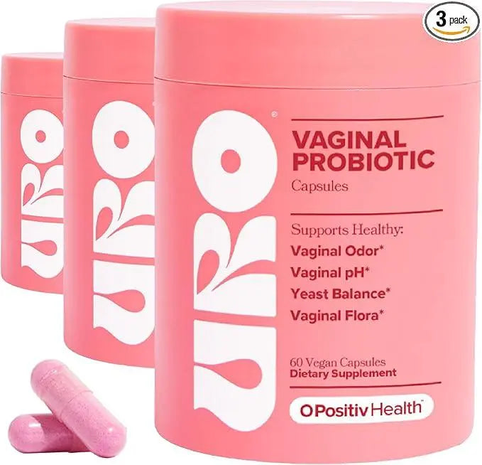 URO Women Probiotics Capsules pack of 3 for Women pH Balance with Prebiotics & Lactobacillus Probiotic Blend - Women's Vaginal Health Supplement - Promote Healthy Vaginal Odor & Vaginal Flora, - Jia Sales